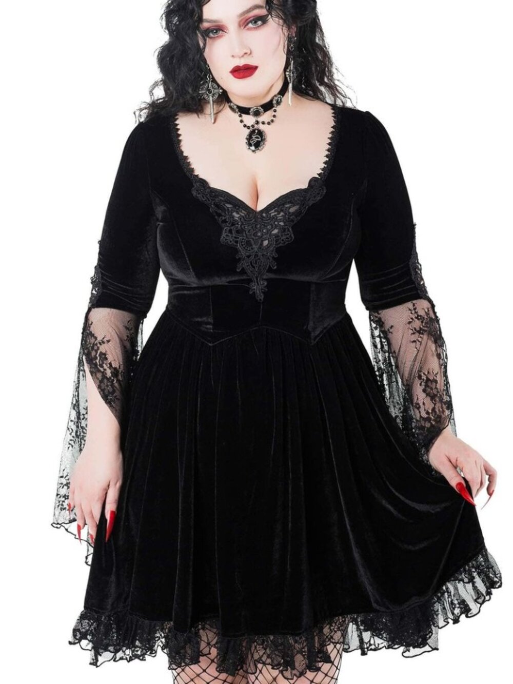 Killstar Mayra Brocade Dress